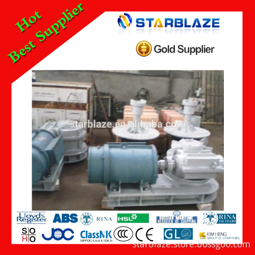 Electric small high speed winch for ship